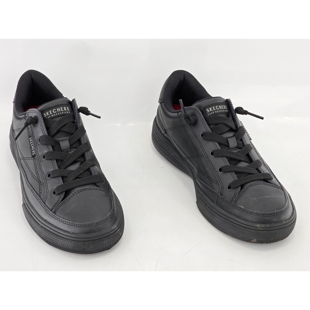 Skechers Arch Fit SR Axtell Slip Resistant Shoes Womens 9.5 Black Work - Good